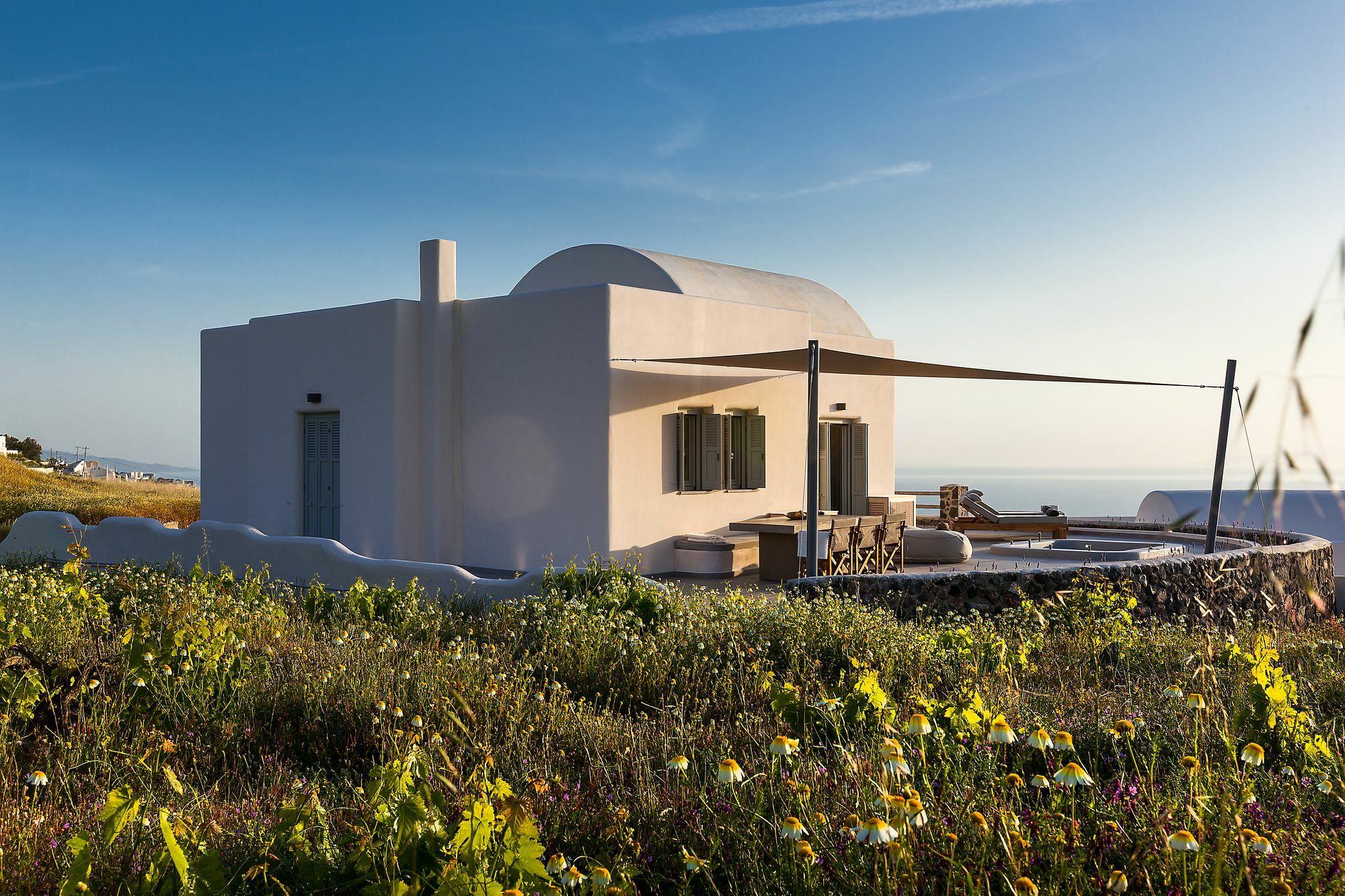 Villa Vinea Santorini Имеровигли Экстерьер фото